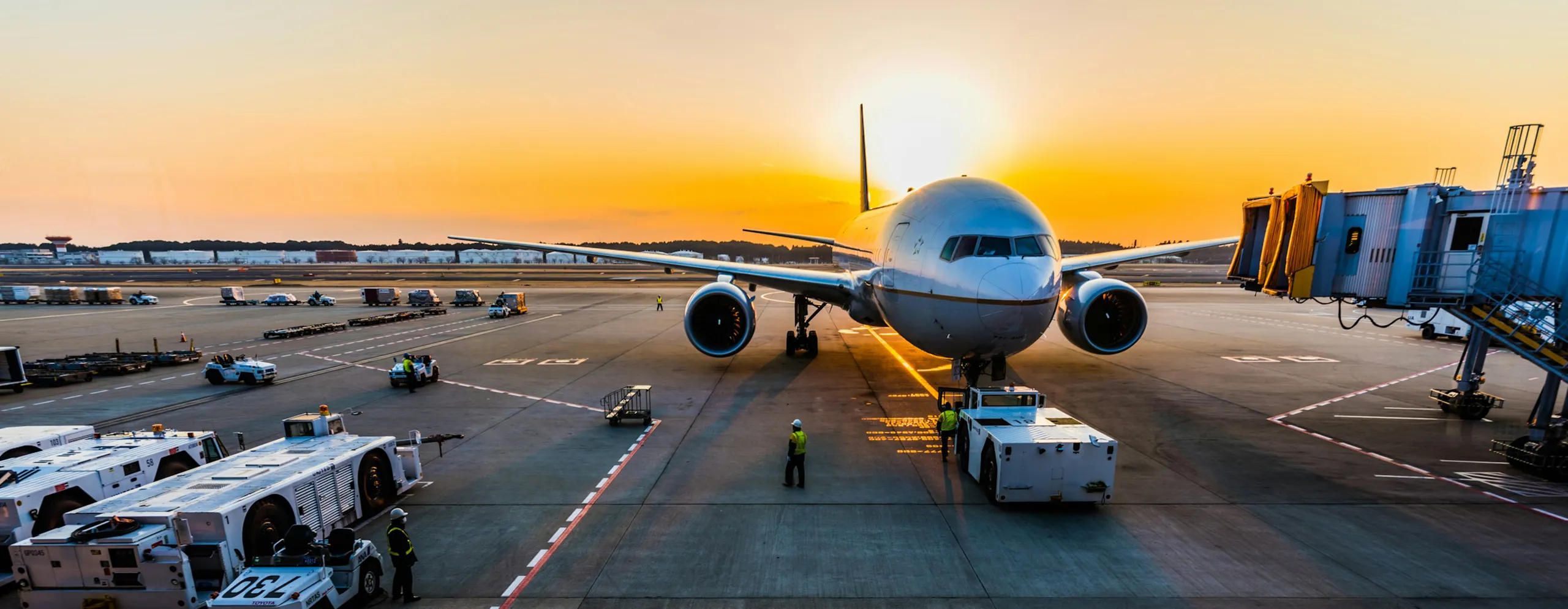 airplane in airport